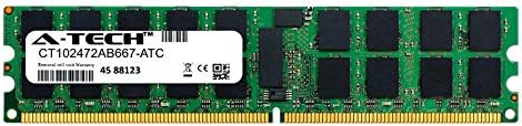 החלפת זיכרון RAM של A-Tech 8GB ל- CT102472AB667 מכריע | DDR2 667MHz PC2-5300 2RX4 1.8V ECC RDIMM